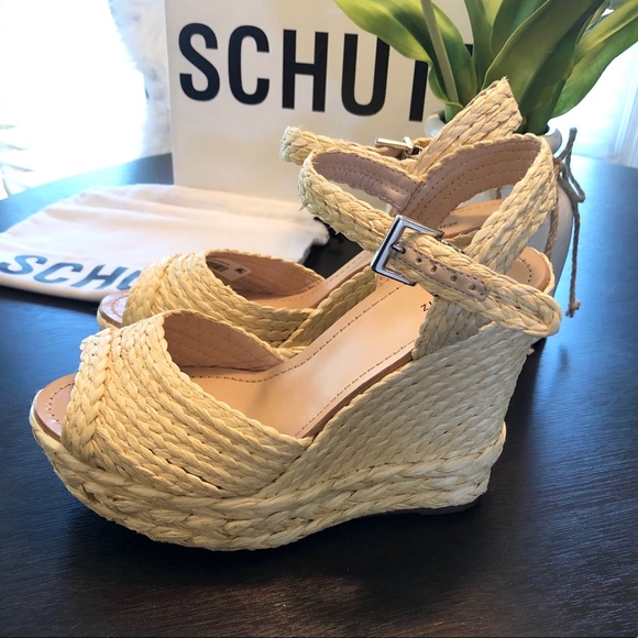SCHUTZ Shoes - Espadrille Wedge Sandals NIB Schutz